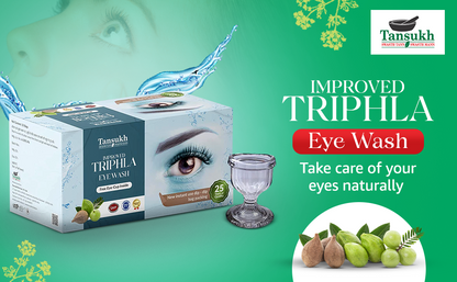 Improved Triphala Eye Wash with Free Eye Wash Cup
