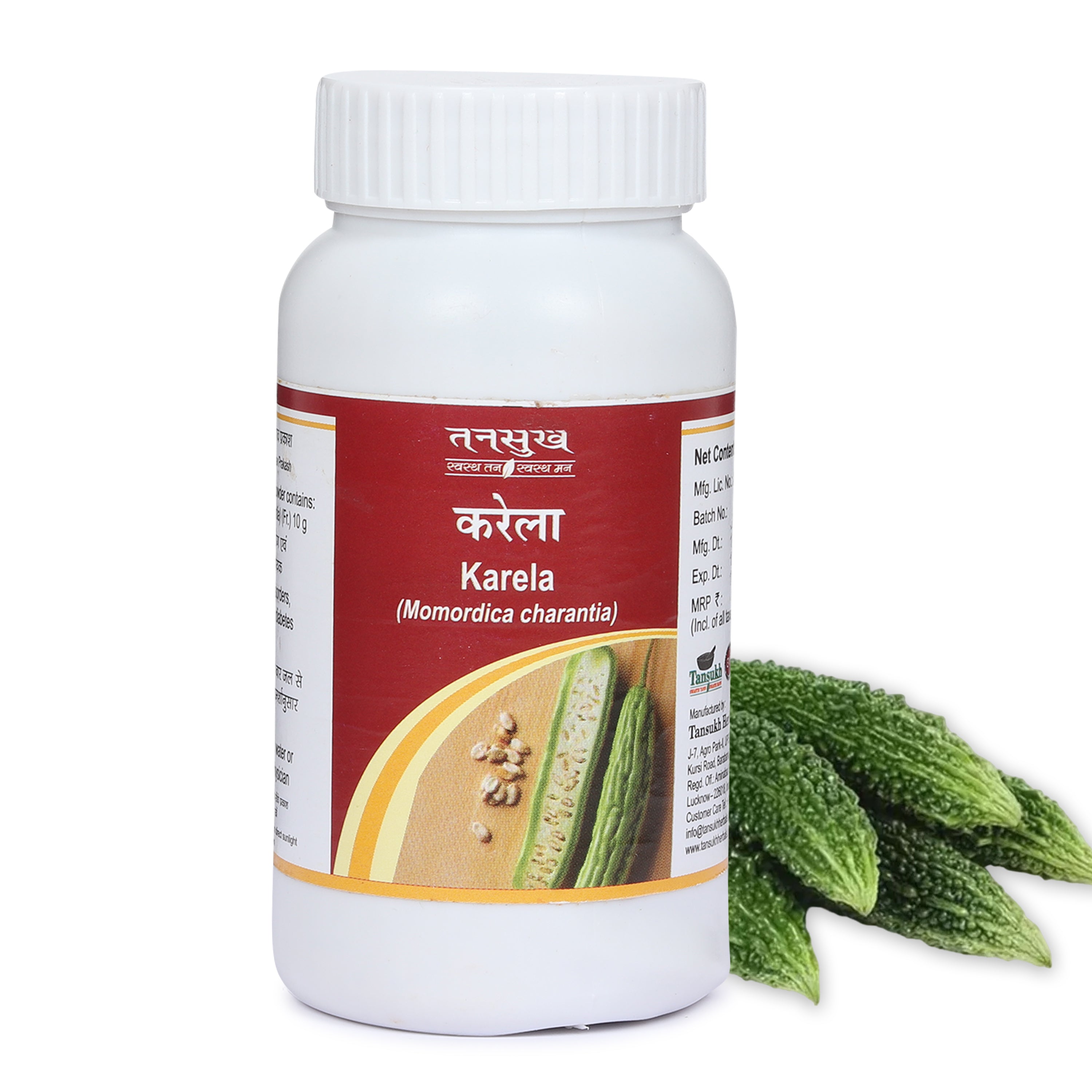 Tansukh Karela Churna Jar of 100 GM