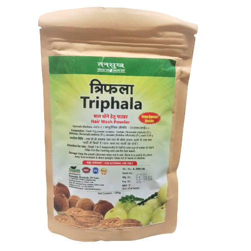 Triphala hair wash powder